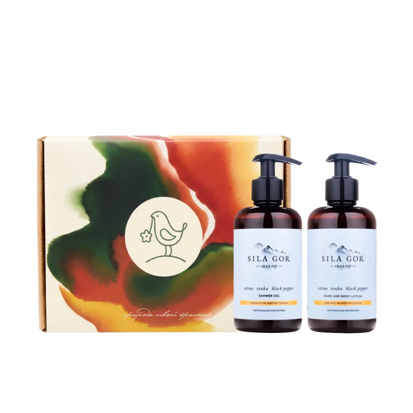 Набор для тела Sila Gor №1 Citrus, Tonka, Black Pepper