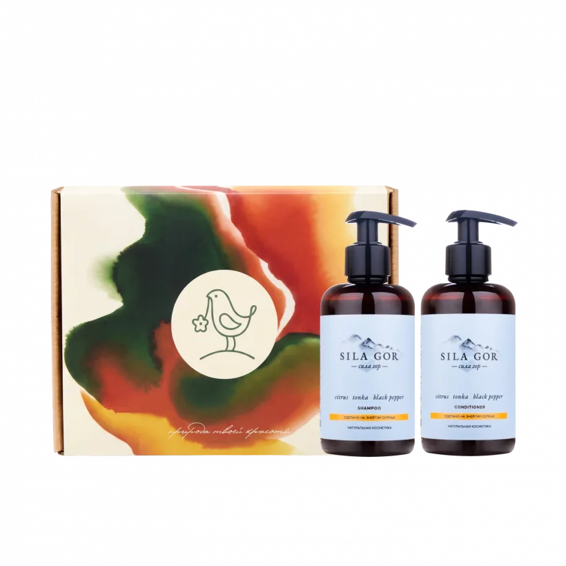 Набор для волос Sila Gor №1 Citrus, Tonka, Black Pepper